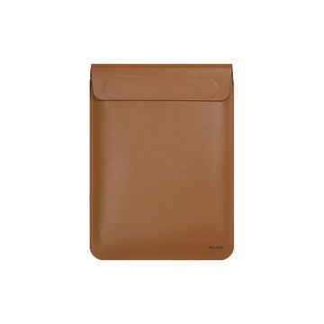 Sleeve portatile resistente all' acqua copre materiale di pelle PU colore marrone