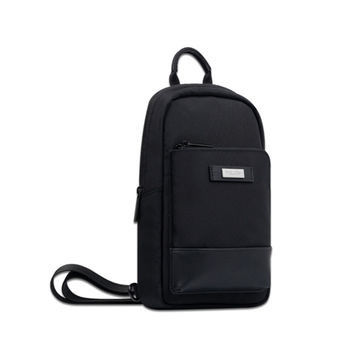 Scratch Resistent Business Sling Bag Colore nero Per la scuola universitaria