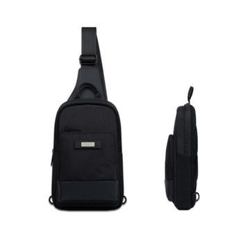 10' Unisex Sling Bag Daypack Messaggero Con Colore Grigio Nero