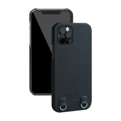 Cassa protettiva per iPhone, in pelle reale, con cintura staccabile.
